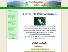 Tablet Screenshot of naturheilpraxis-tobler.ch